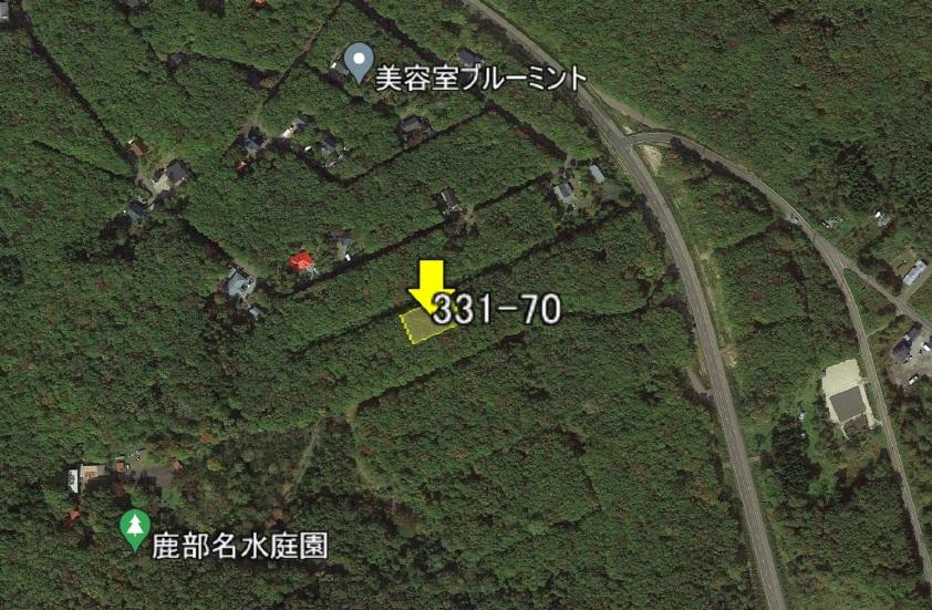 鹿部町字本別　1,000㎡　180万円