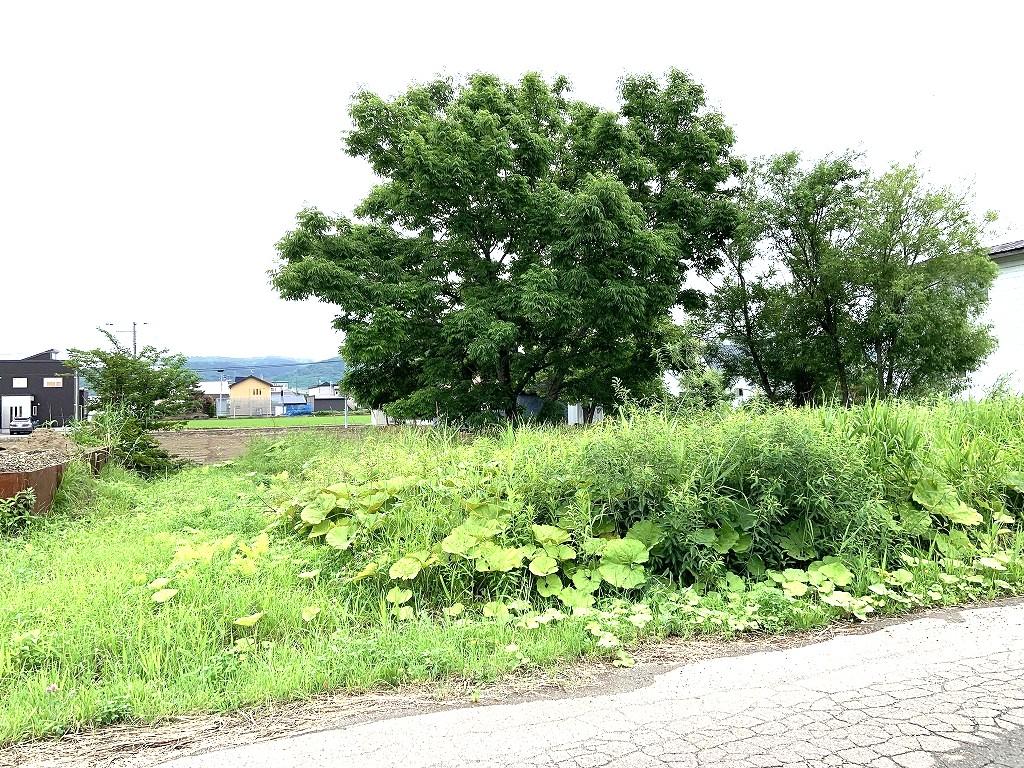 敷地面積　約120坪の広々とした土地「美唄市西四条南６」