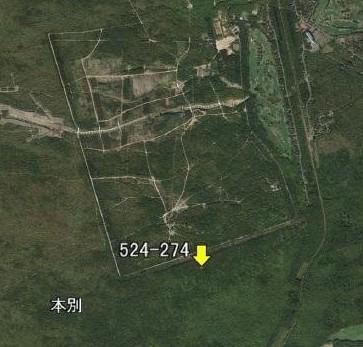 茅部郡鹿部町字本別 500㎡ 500万円